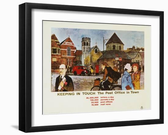 Keeping in Touch - the Post Office in Town-S Lee-Framed Art Print