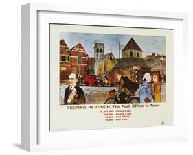 Keeping in Touch - the Post Office in Town-S Lee-Framed Art Print