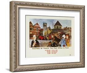Keeping in Touch - the Post Office in Town-S Lee-Framed Art Print