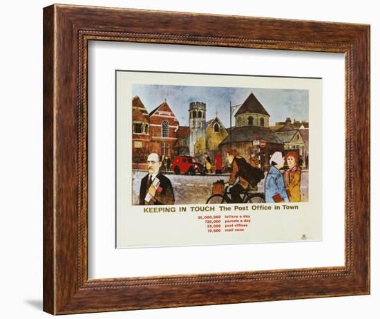 Keeping in Touch - the Post Office in Town-S Lee-Framed Art Print