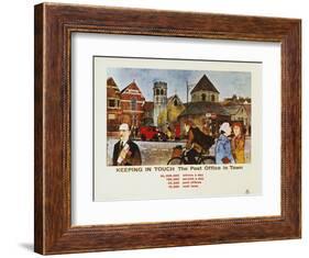 Keeping in Touch - the Post Office in Town-S Lee-Framed Art Print