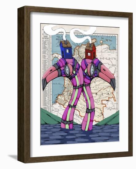 Keeping Our Heads Above Too-Ric Stultz-Framed Giclee Print