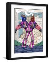 Keeping Our Heads Above Too-Ric Stultz-Framed Giclee Print