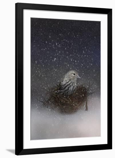 Keeping Warm in My Nest-Jai Johnson-Framed Giclee Print