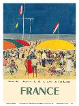 France - Deauville, Normandie (Normandy) - Le Bar du Soleil (The Sunshine Bar)-Kees Van Dongen-Laminated Art Print