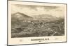 Keeseville, New York - Panoramic Map-Lantern Press-Mounted Art Print