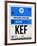 KEF Keflavik Luggage Tag I-NaxArt-Framed Art Print