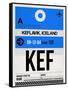 KEF Keflavik Luggage Tag I-NaxArt-Framed Stretched Canvas