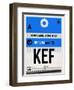 KEF Keflavik Luggage Tag I-NaxArt-Framed Art Print