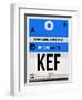 KEF Keflavik Luggage Tag I-NaxArt-Framed Art Print