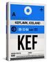 KEF Keflavik Luggage Tag I-NaxArt-Stretched Canvas