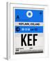 KEF Keflavik Luggage Tag I-NaxArt-Framed Art Print