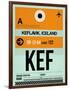 KEF Keflavik Luggage Tag II-NaxArt-Framed Art Print