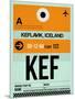 KEF Keflavik Luggage Tag II-NaxArt-Mounted Art Print