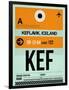 KEF Keflavik Luggage Tag II-NaxArt-Framed Art Print