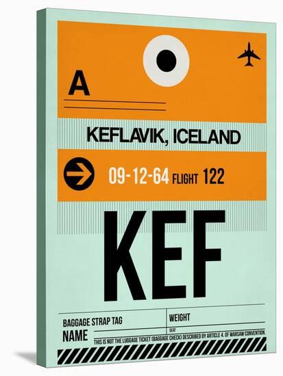 KEF Keflavik Luggage Tag II-NaxArt-Stretched Canvas