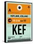 KEF Keflavik Luggage Tag II-NaxArt-Framed Stretched Canvas