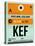 KEF Keflavik Luggage Tag II-NaxArt-Stretched Canvas