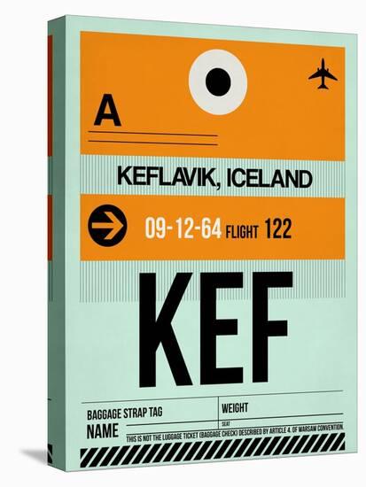 KEF Keflavik Luggage Tag II-NaxArt-Stretched Canvas
