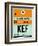 KEF Keflavik Luggage Tag II-NaxArt-Framed Art Print