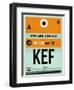 KEF Keflavik Luggage Tag II-NaxArt-Framed Art Print