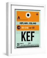 KEF Keflavik Luggage Tag II-NaxArt-Framed Art Print