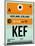 KEF Keflavik Luggage Tag II-NaxArt-Mounted Art Print