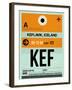 KEF Keflavik Luggage Tag II-NaxArt-Framed Art Print