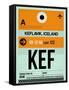 KEF Keflavik Luggage Tag II-NaxArt-Framed Stretched Canvas