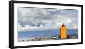 Keflavik on Reykjanes Peninsula, Iceland-Martin Zwick-Framed Photographic Print