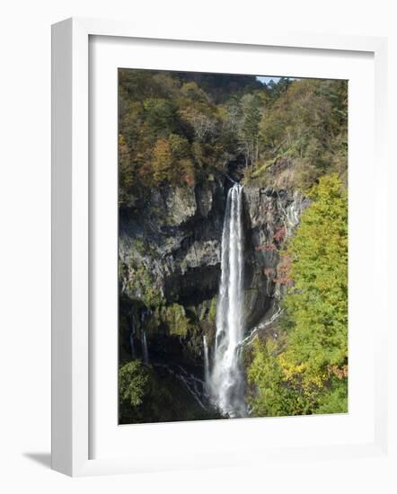 Kegon-No-Taki, Waterfall 97M High, Chuzenji, Nikko, Honshu, Japan-Tony Waltham-Framed Photographic Print