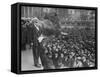 Keir Hardie Giving a Speech-null-Framed Stretched Canvas