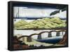 Keisai Eisen (Kintai Bridge at Iwokuni in Suo Province) Art Poster Print-null-Framed Poster