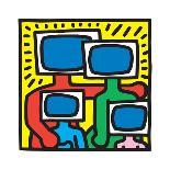 Untitled Pop Art-Keith Haring-Mounted Giclee Print