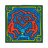 Untitled Pop Art-Keith Haring-Framed Giclee Print