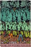 Timber in Canada-Keith Henderson-Giclee Print