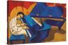 Keith Jarrett - Grand Piano Meditation-Marsha Hammel-Stretched Canvas
