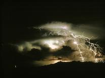 Lightning In Arizona, USA-Keith Kent-Stretched Canvas