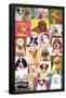 Keith Kimberlin - Puppies Grid-Trends International-Framed Poster