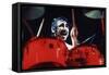 Keith Moon Red Drums-null-Framed Stretched Canvas