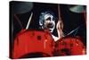 Keith Moon Red Drums-null-Stretched Canvas