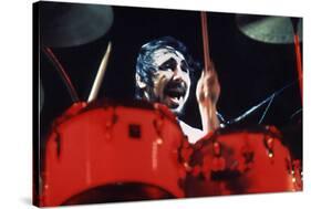 Keith Moon Red Drums-null-Stretched Canvas