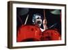 Keith Moon Red Drums-null-Framed Art Print