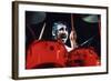 Keith Moon Red Drums-null-Framed Art Print