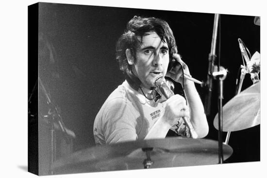 Keith Moon Singing Bell Boy-null-Stretched Canvas