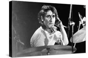 Keith Moon Singing Bell Boy-null-Stretched Canvas