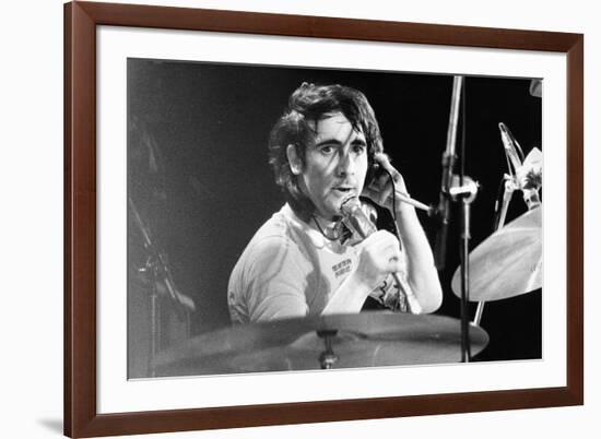 Keith Moon Singing Bell Boy-null-Framed Art Print