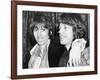 Keith Richards and Mick Jagger Celebrate-Associated Newspapers-Framed Photo