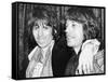 Keith Richards and Mick Jagger Celebrate-Associated Newspapers-Framed Stretched Canvas