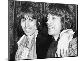 Keith Richards and Mick Jagger Celebrate-Associated Newspapers-Mounted Photo